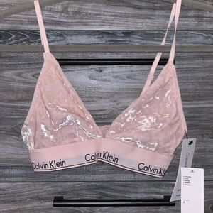 Calvin Klein Velvet Bralette